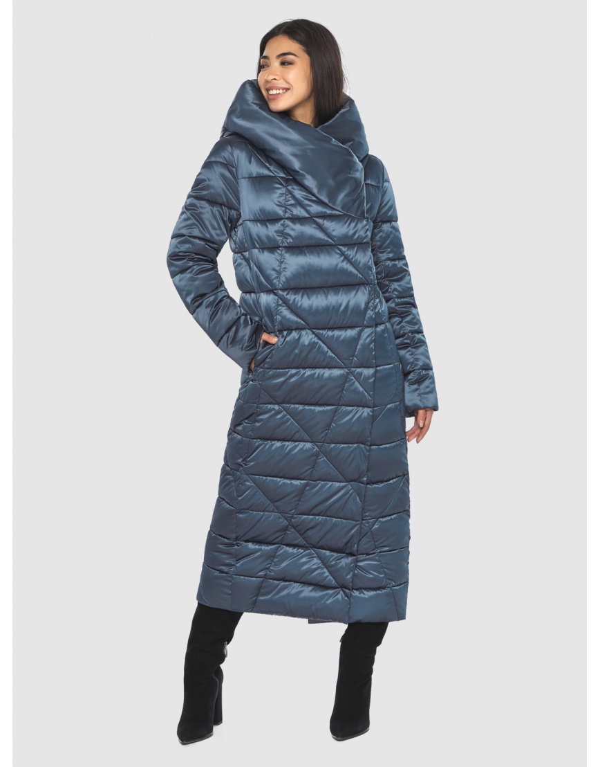 Брендовая куртка женская цвет синий 1 M6715 фото 1