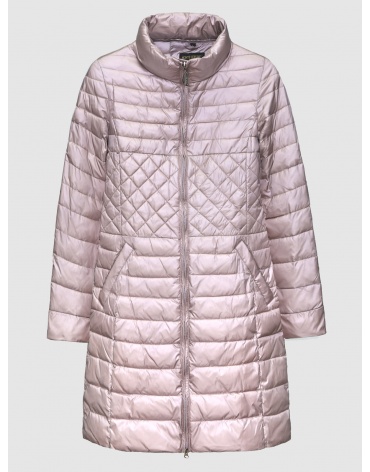 50 (L) – последний размер – пудровая осенняя куртка стёганая женская Monte Cervino 200376 фото 1