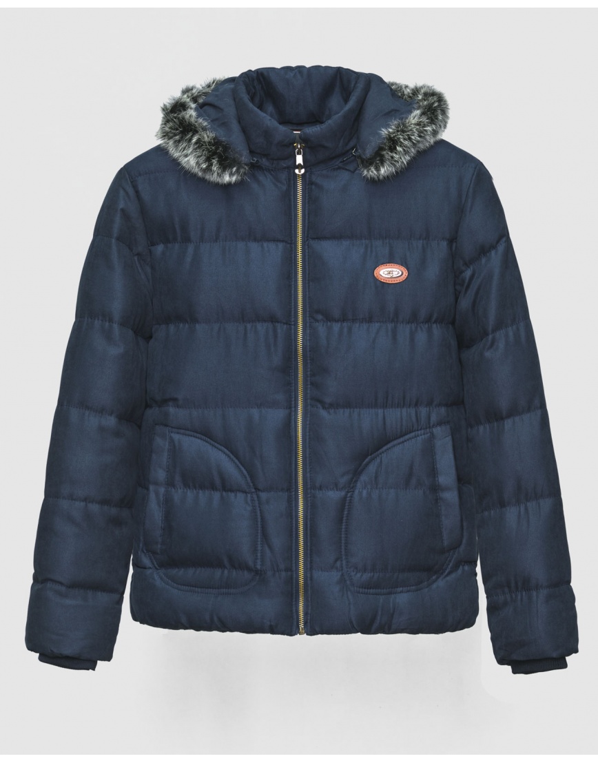 50 (L) – последний размер – зимняя тёмно-синяя куртка Donganche мужская 7619 фото 1