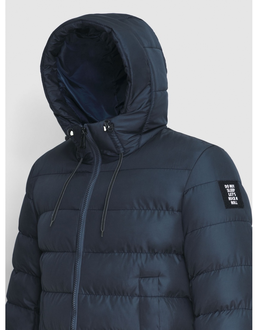 Удобная подростковая куртка Tiger Force зимняя тёмно-синяя 2871 фото 6