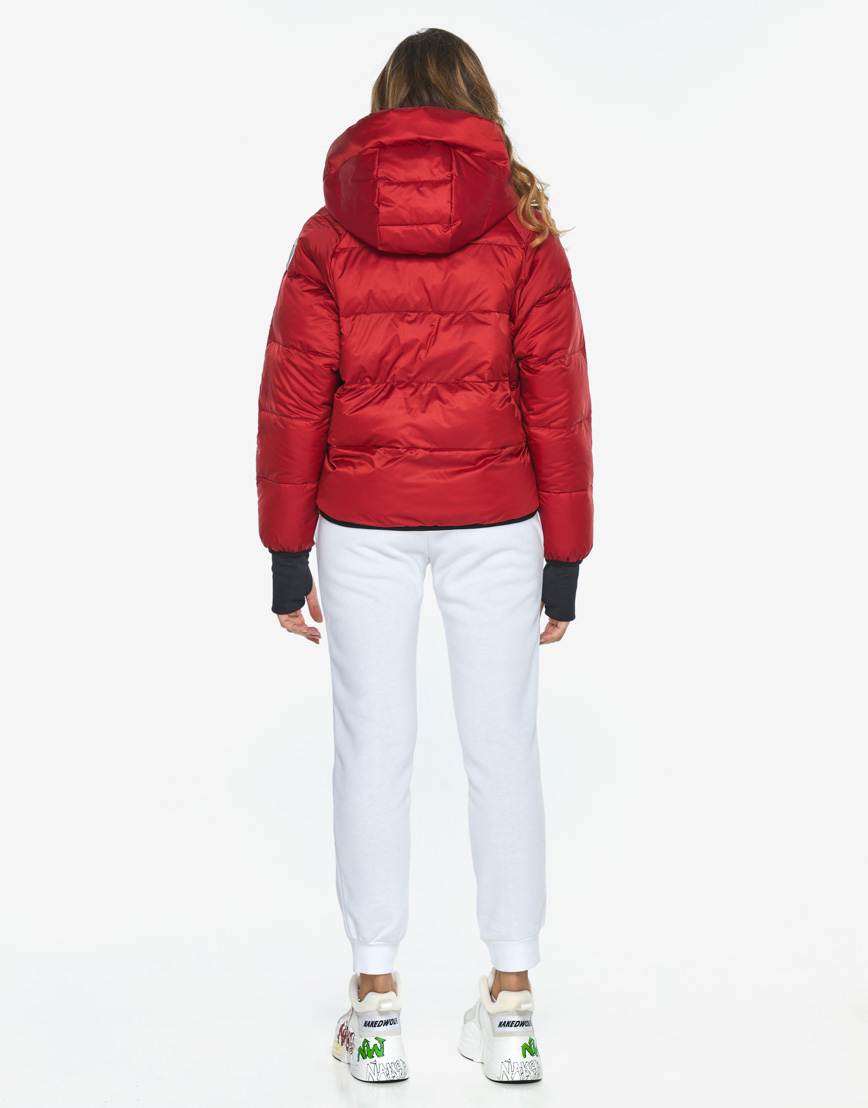 Куртка Youth женская качественная рубиновая модель 26370
