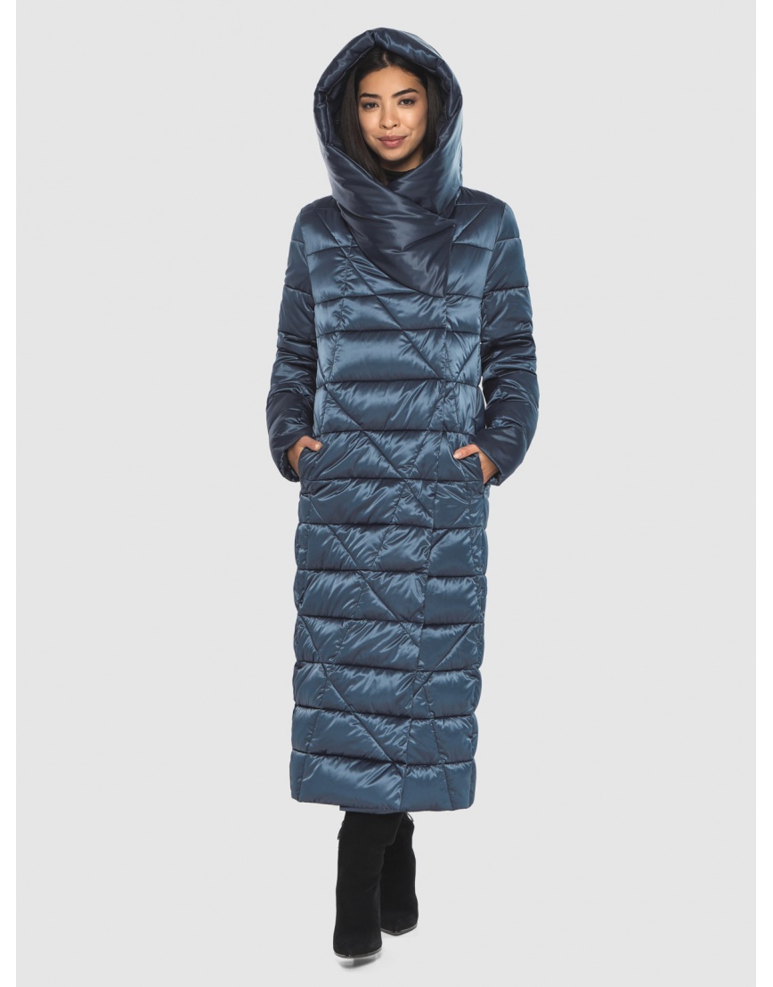 Зимняя модная куртка на подростков синяя 1 M6715 фото 3