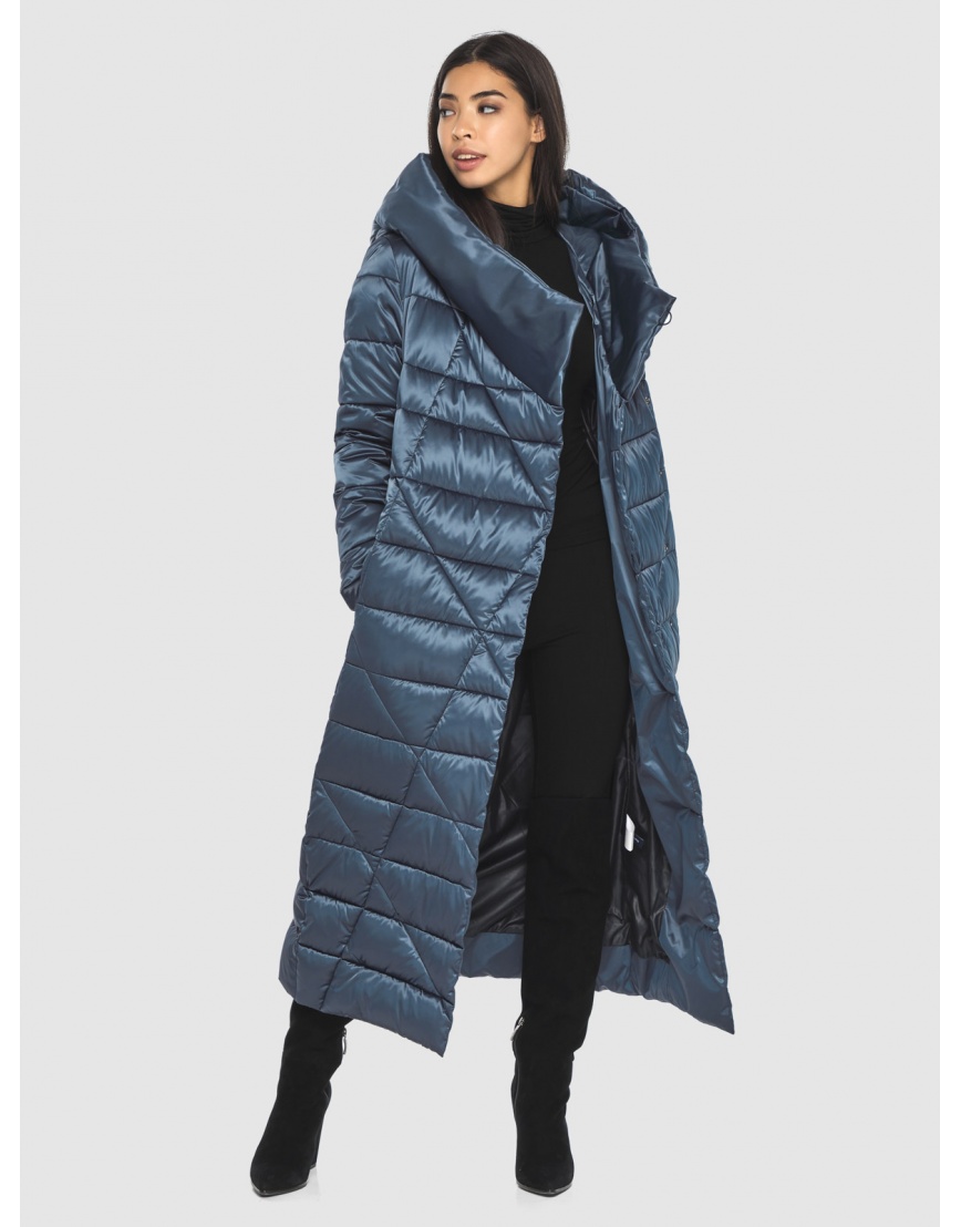 Зимняя модная куртка на подростков синяя 1 M6715