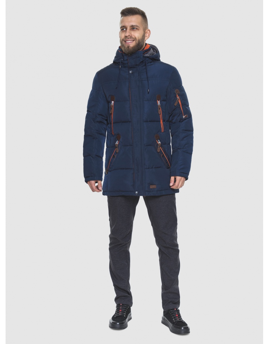50 (L) – последний размер – куртка ZPJV мужская синяя с карманами зимняя 200245