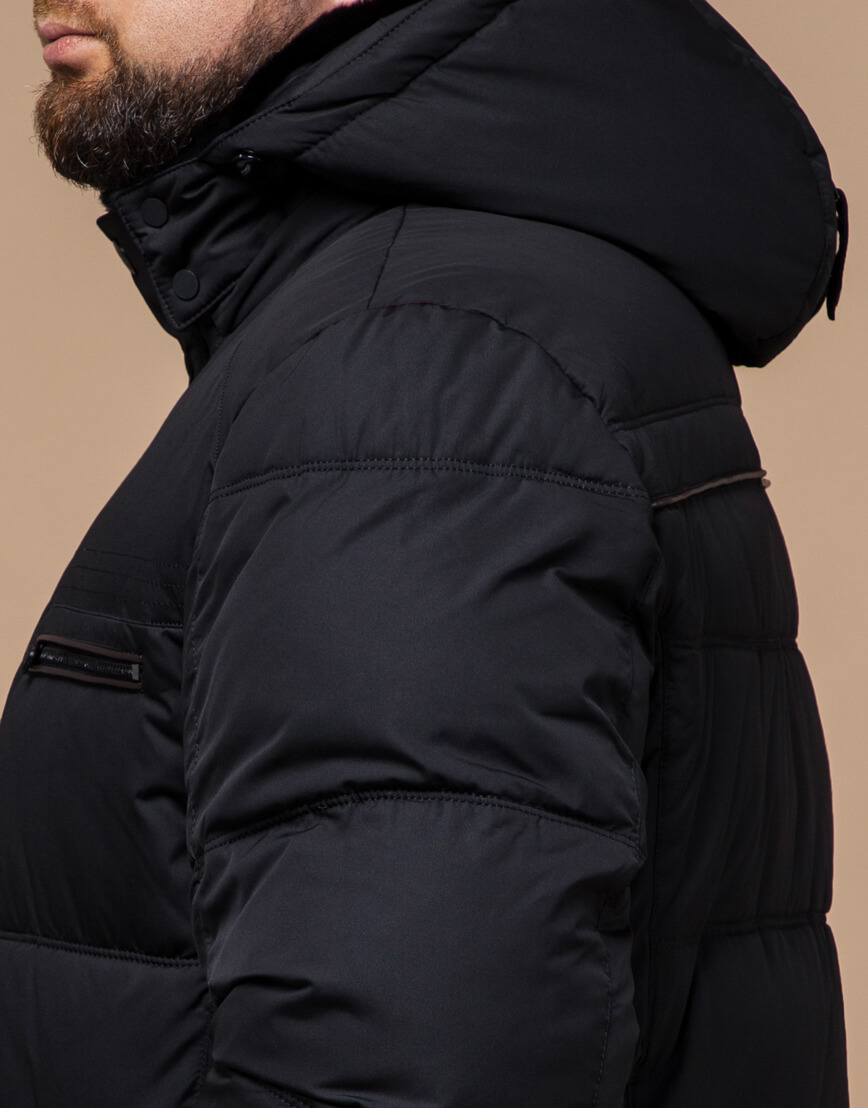 Мужская черная куртка ультрамодная модель 17107