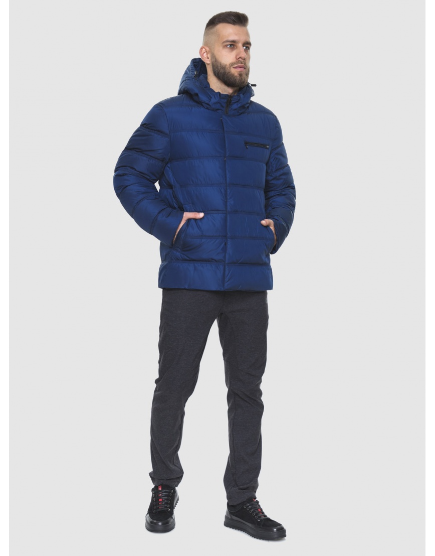 48 (M) – последний размер – куртка с карманами зимняя LaiTeHao синяя мужская 200163 фото 2
