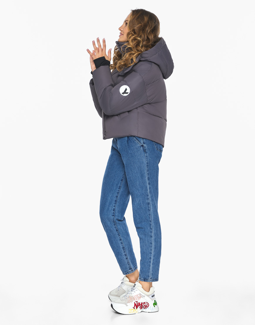 Куртка Youth графитовая женская модного дизайна модель 27450
