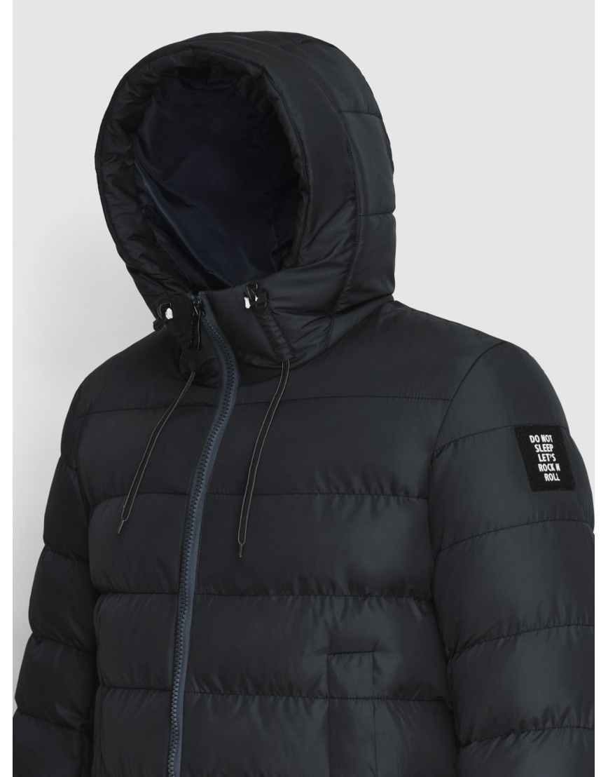 Зимняя мужская куртка Tiger Force чёрная на молнии 2871 опт