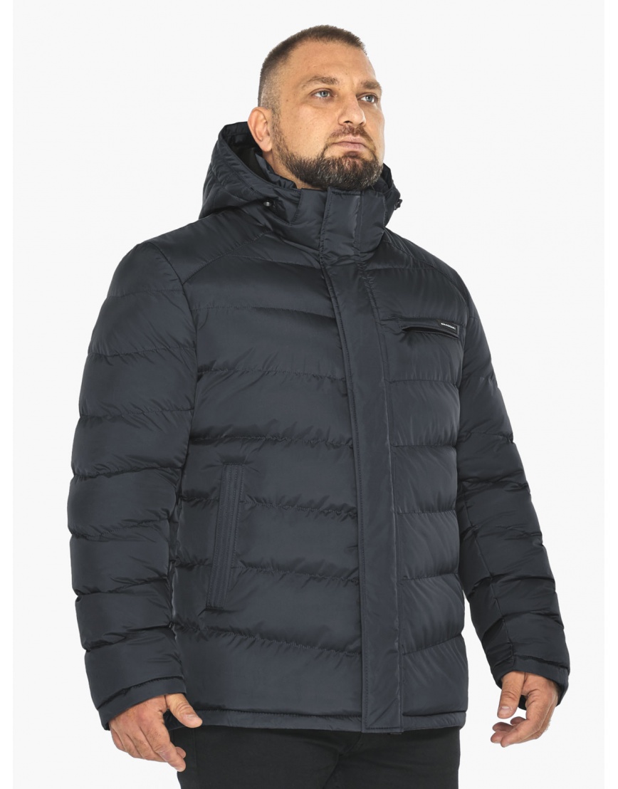 Мужская тёплая графитовая куртка Braggart модель 49768