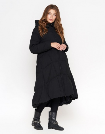 Куртка женская черного цвета комфортная модель 2136 фото 1