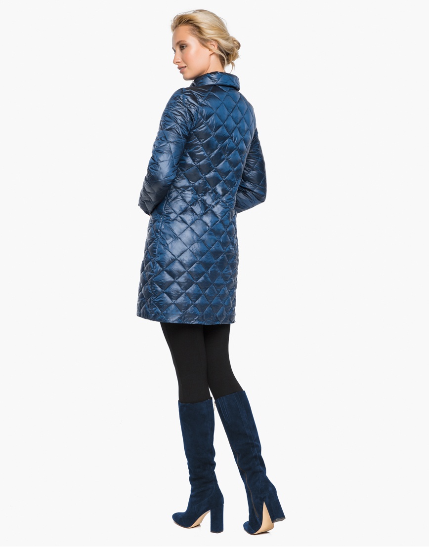 Трендовая женская куртка Braggart осенне-весенняя цвет темная лазурь модель 20856