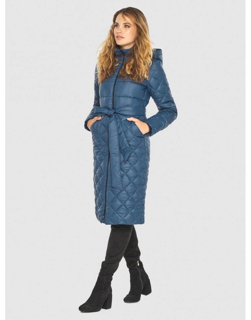 Практичная женская курточка осенне-весенняя синяя 60096