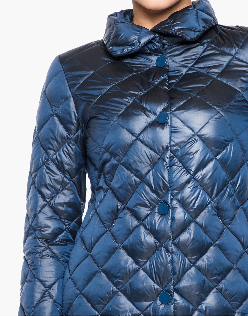 Трендовая женская куртка Braggart осенне-весенняя цвет темная лазурь модель 20856