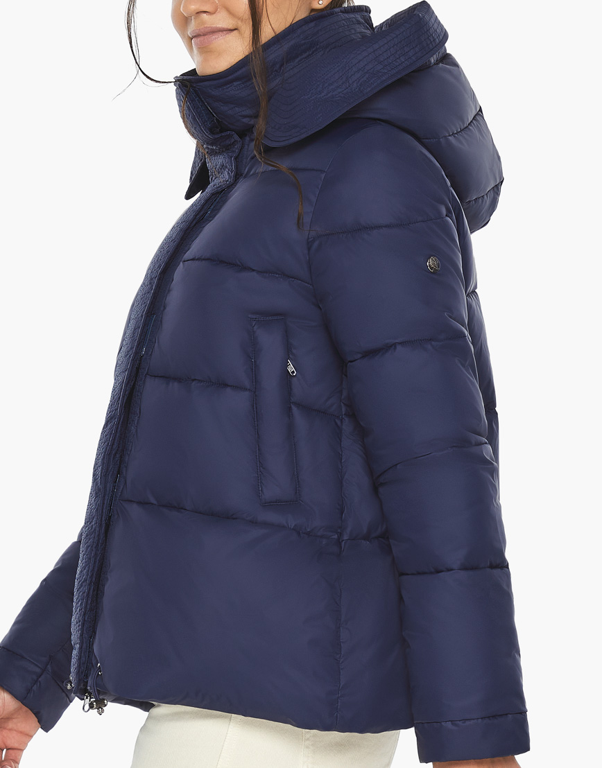 Куртка синяя женская Braggart высокого качества модель 43560