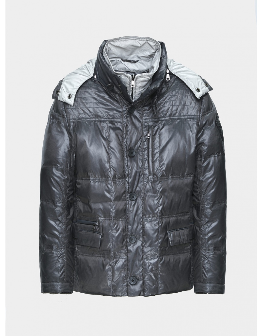 46 (S) – последний размер –  куртка серая мужская с карманами Borry 200390 фото 1
