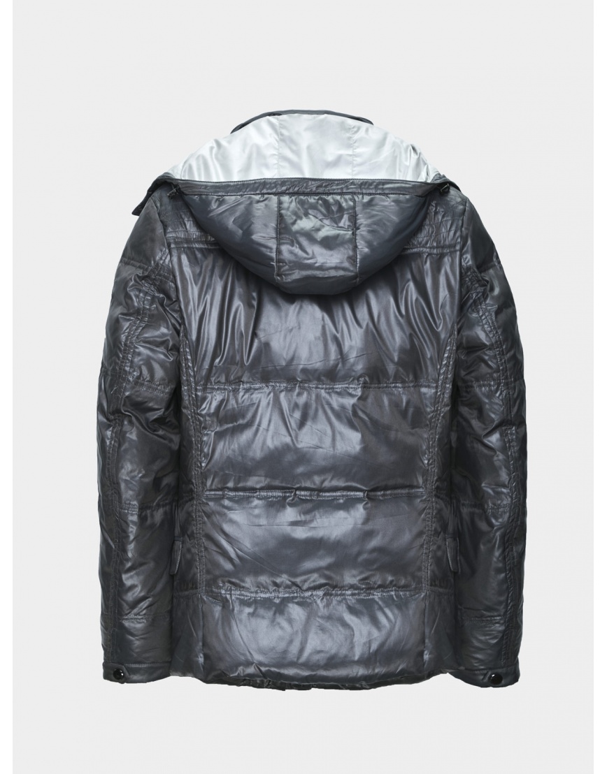 46 (S) – последний размер –  куртка серая мужская с карманами Borry 200390 фото 2