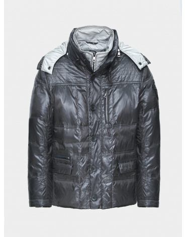 46 (S) – последний размер –  куртка серая мужская с карманами Borry 200390 фото 1