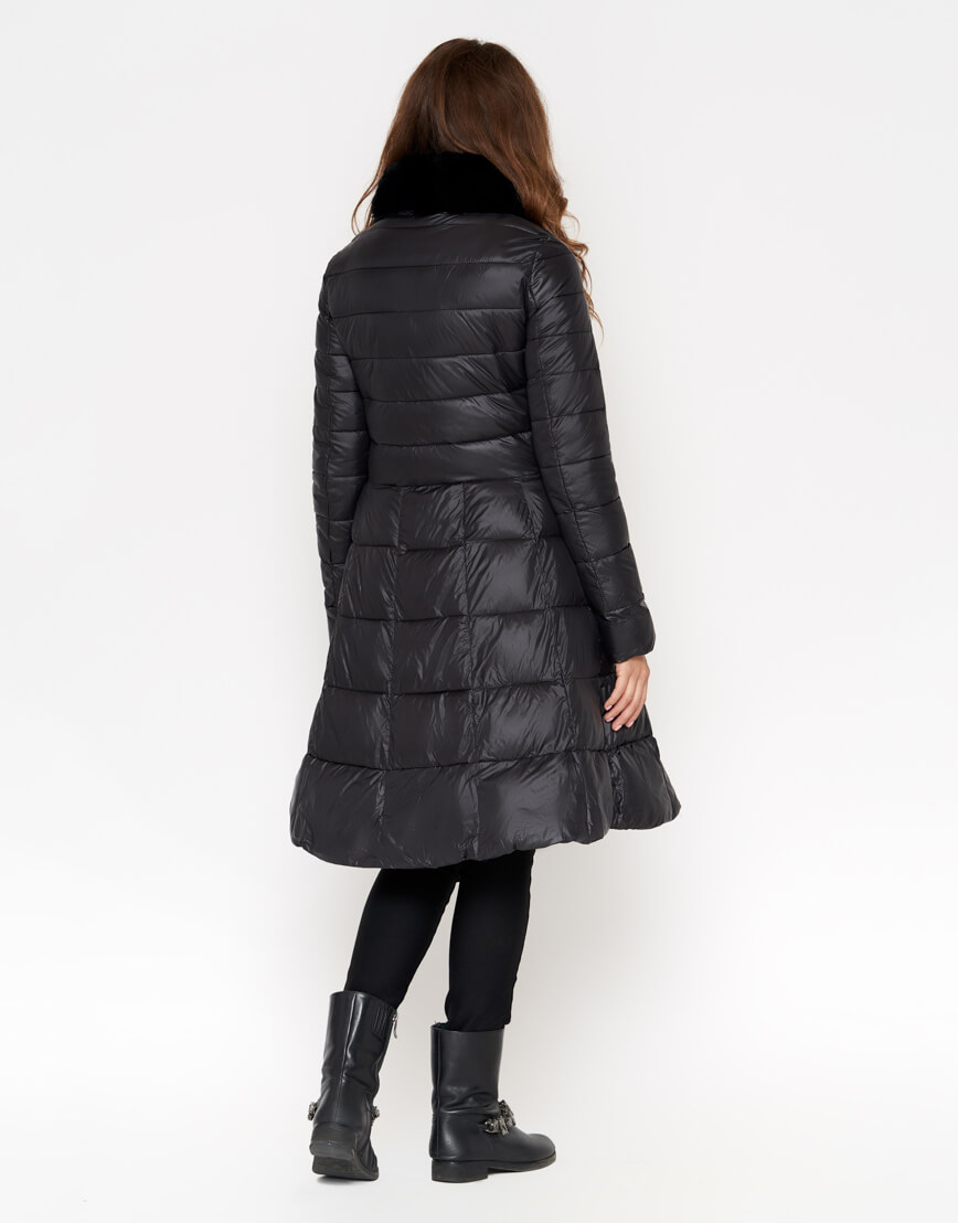 Куртка черного цвета женская комфортная модель 7319 фото 2