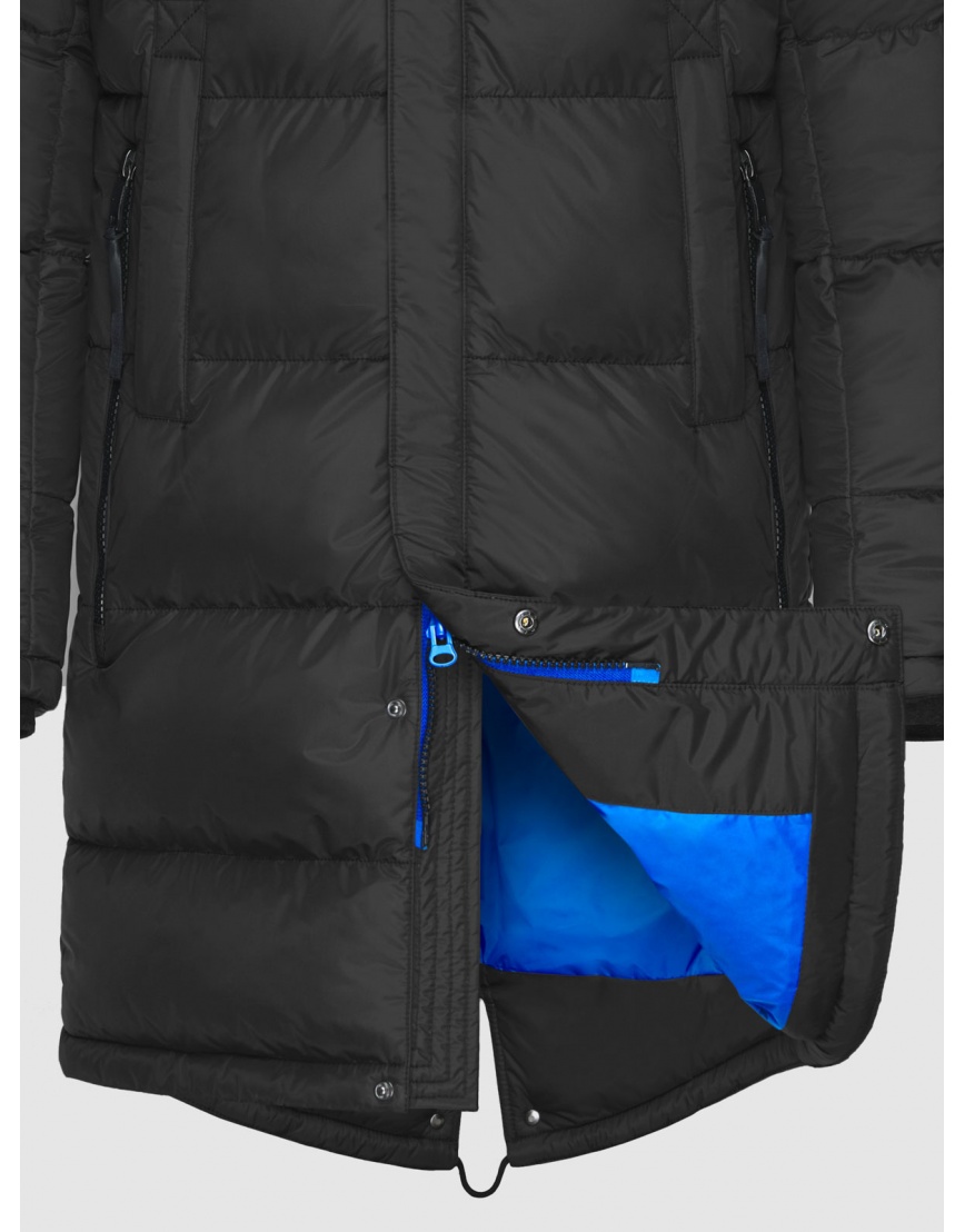 Зимняя мужская удобная куртка Tider Force чёрная 2885 фото 4