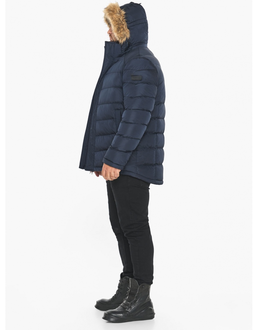 Тёмно-синяя куртка Braggart мужская удобная модель 49868 фото 3
