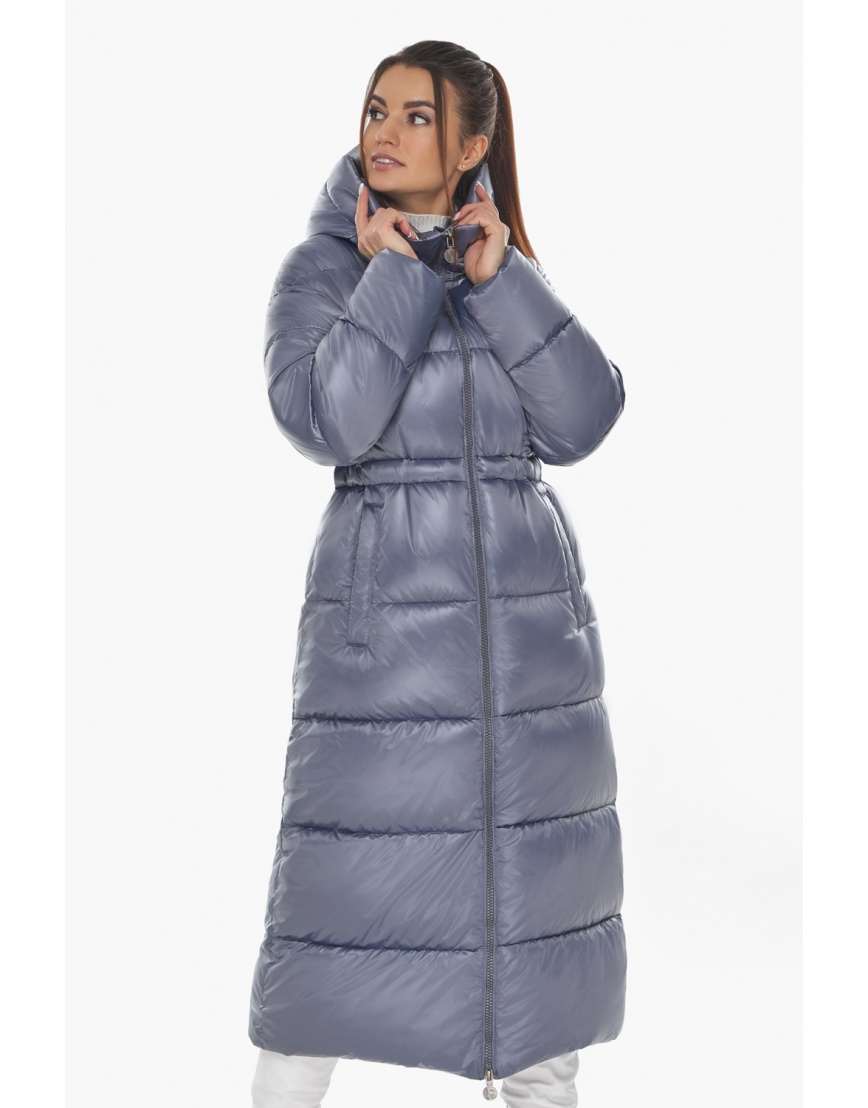 Тёплая женская куртка цвет ниагара модель 53140 фото 7