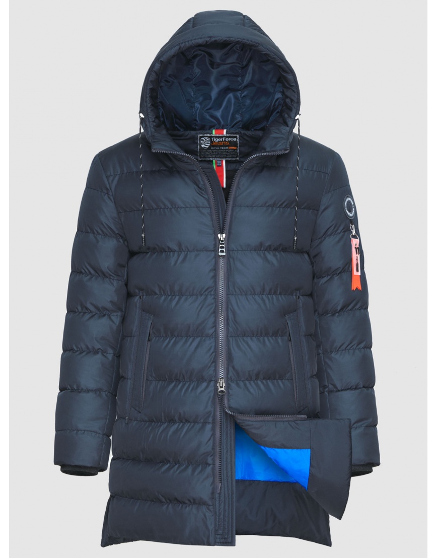Мужская куртка Tiger Force тёмно-синяя на зиму 2848