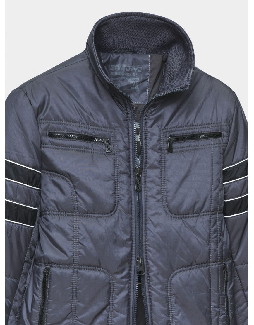 46 (S) – последний размер – зимняя куртка Santoryd мужская серая с воротником 200096