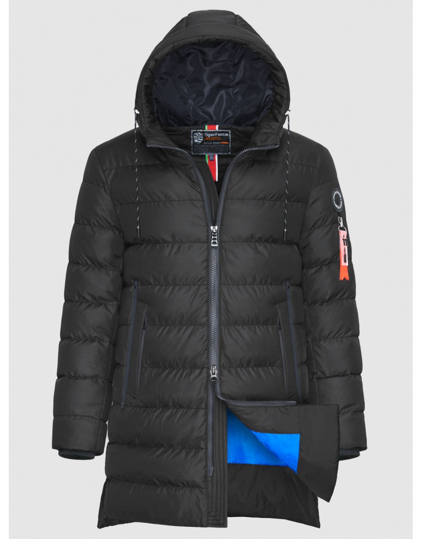 Стильная зимняя мужская куртка Tiger Force графитовая 2848 оптом