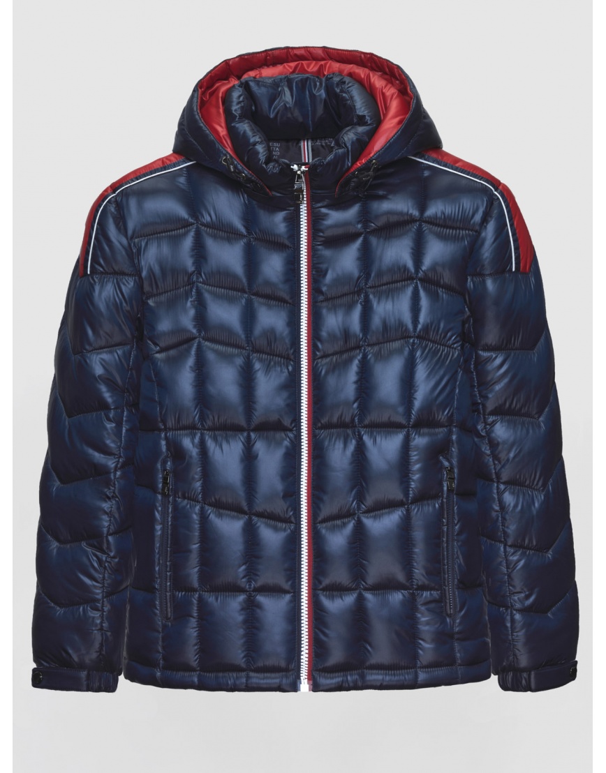 46 (S) – последний размер – куртка Moc синяя мужская зимняя стёганая 200080