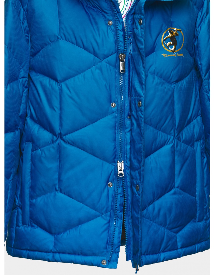 46 (S) – последний размер – зимняя горнолыжная куртка Running River мужская синяя с манжетами 200098 фото 4