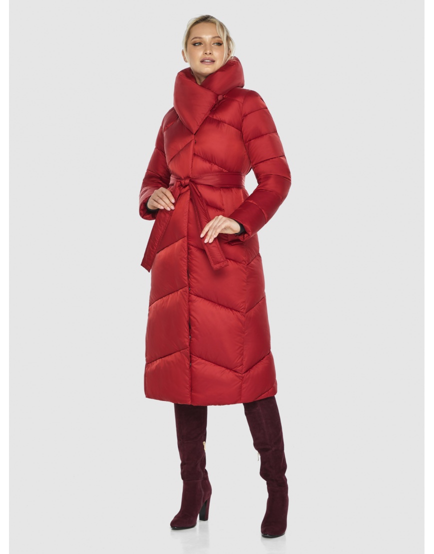 Красная элегантная женская куртка 60035