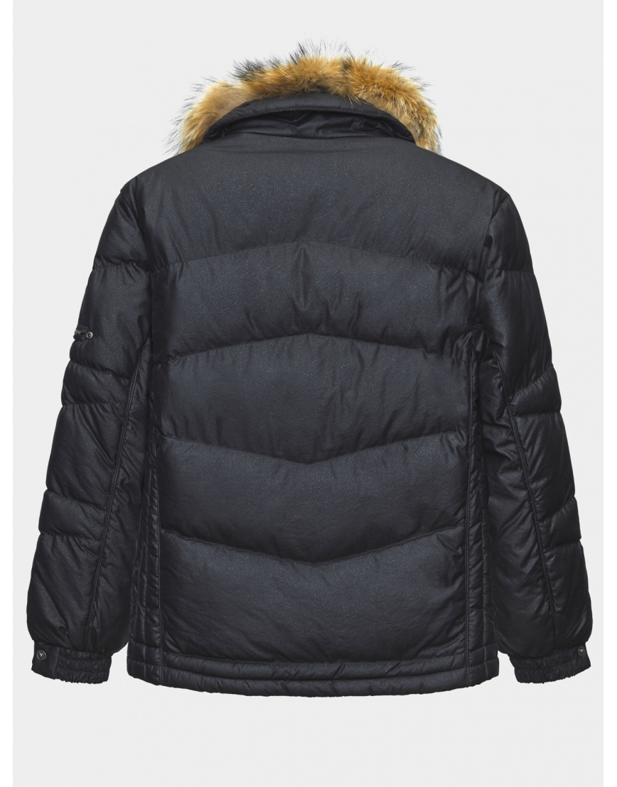 46 (S) – последний размер – зимняя куртка WHS мужская чёрная с опушкой 200131 фото 2