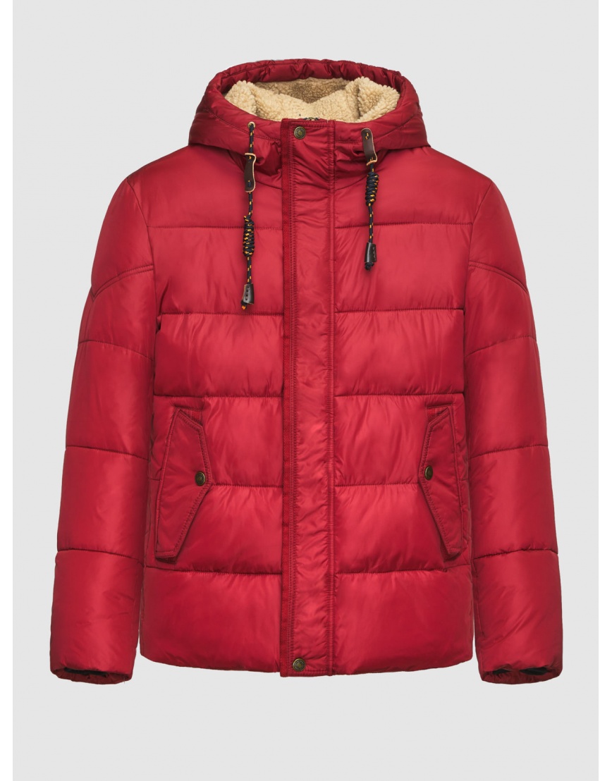 46 (S) – последний размер – куртка мужская Vivacana красная для зимы 200168 фото 1