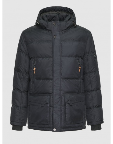 52 (XL) – последний размер – куртка мужская зимняя Braggart чёрно-синяя 200392 фото 1