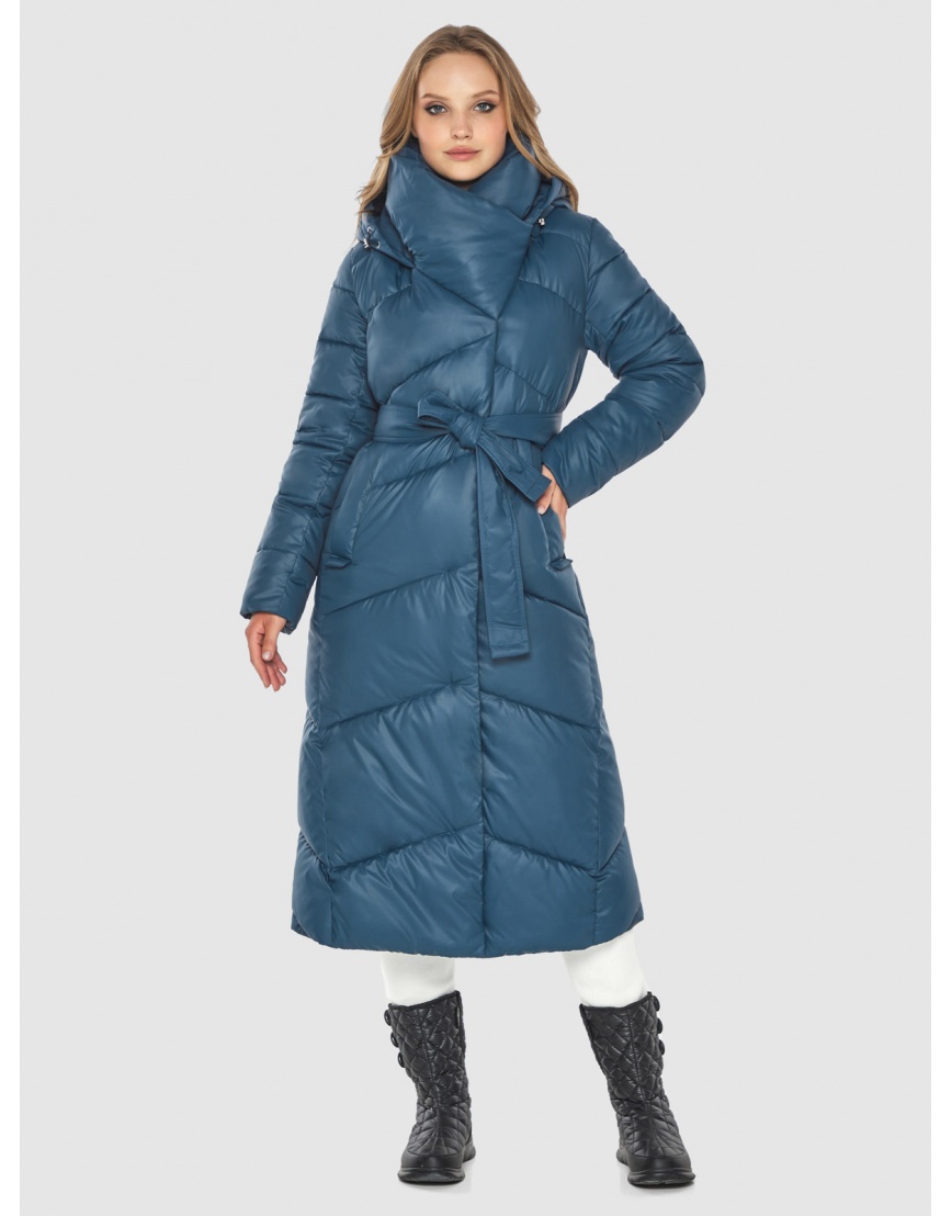 Брендовая синяя 1 куртка женская 60035