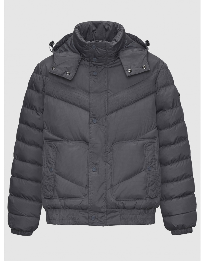 46 (S) – последний размер – куртка удобная Braggart серая мужская зимняя трендовая 200087 фото 2