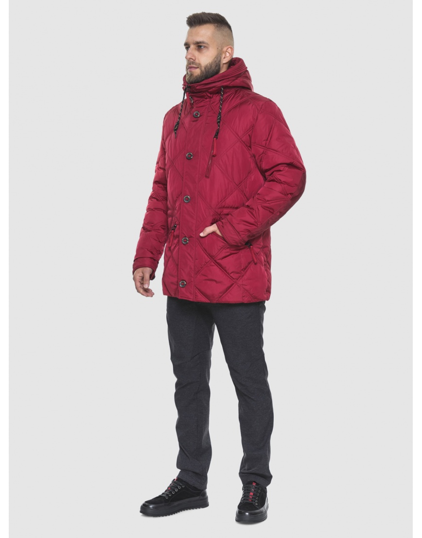 Дизайнерская куртка красного цвета 12481