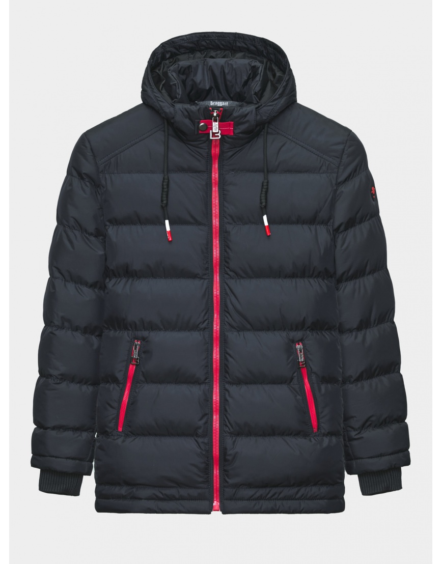 38 (4XS) – последний размер – куртка с яркой молнией зимняя Braggart мужская синяя 200104