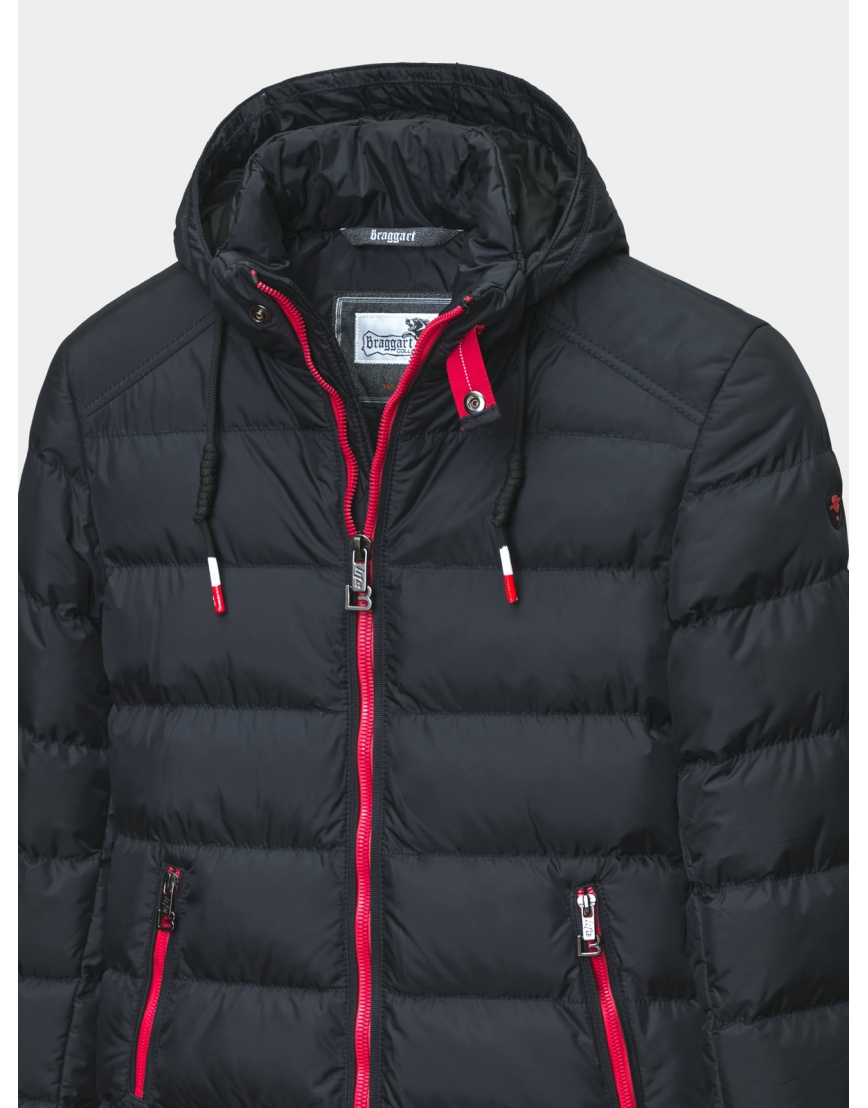 38 (4XS) – последний размер – куртка с яркой молнией зимняя Braggart мужская синяя 200104