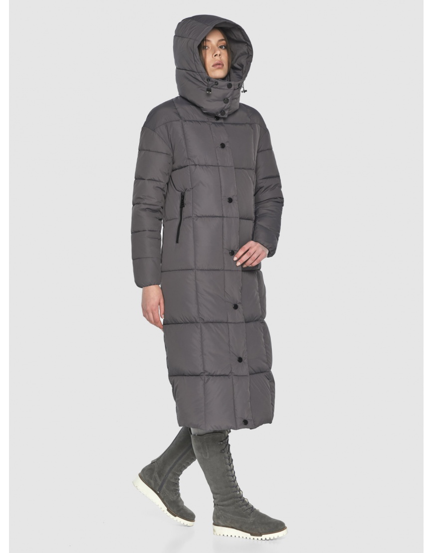 Удобная женская куртка цвет серый 60052