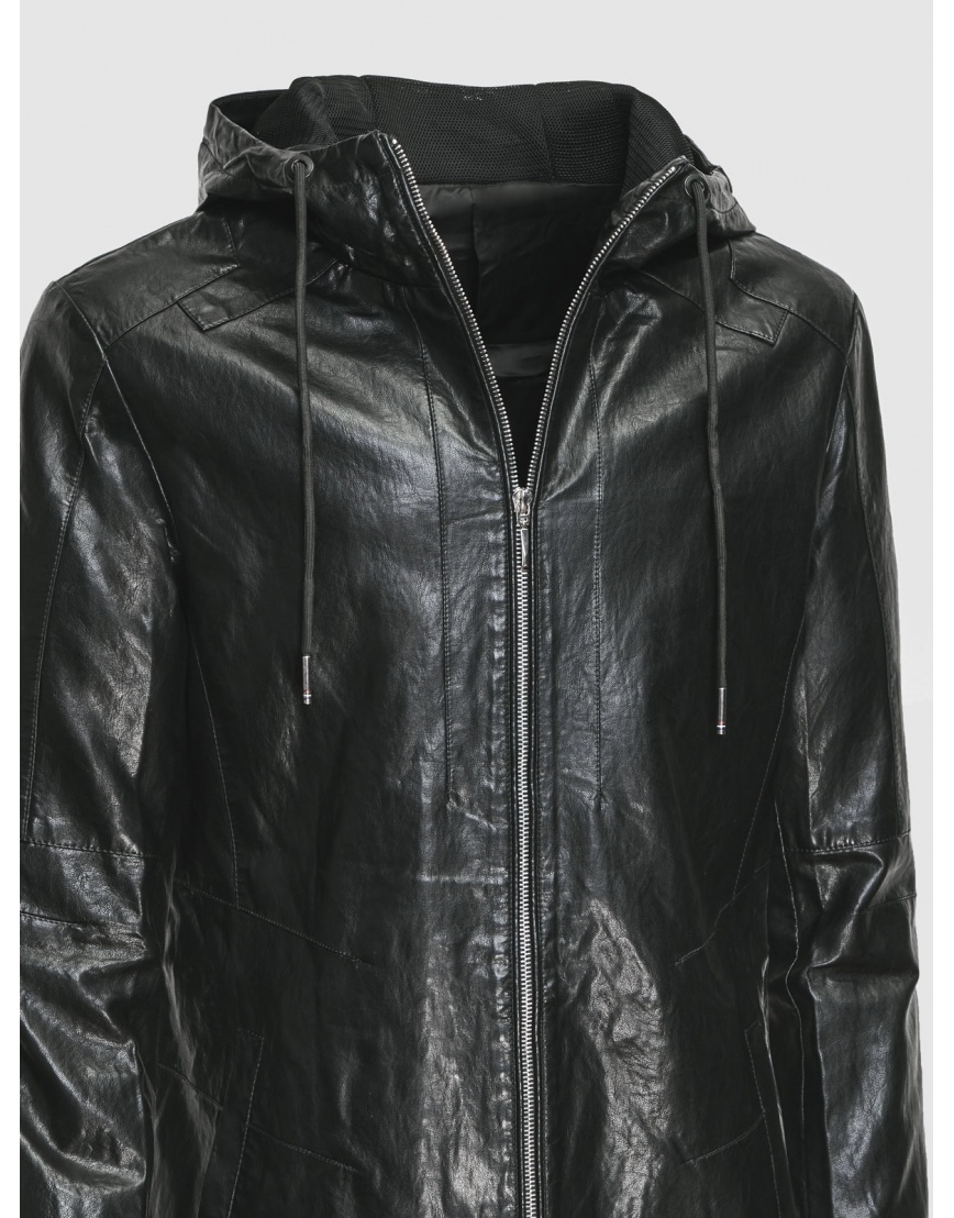 52 (XL) – последний размер – куртка чёрная мужская F. NG осенне-весенняя PC603 фото 3