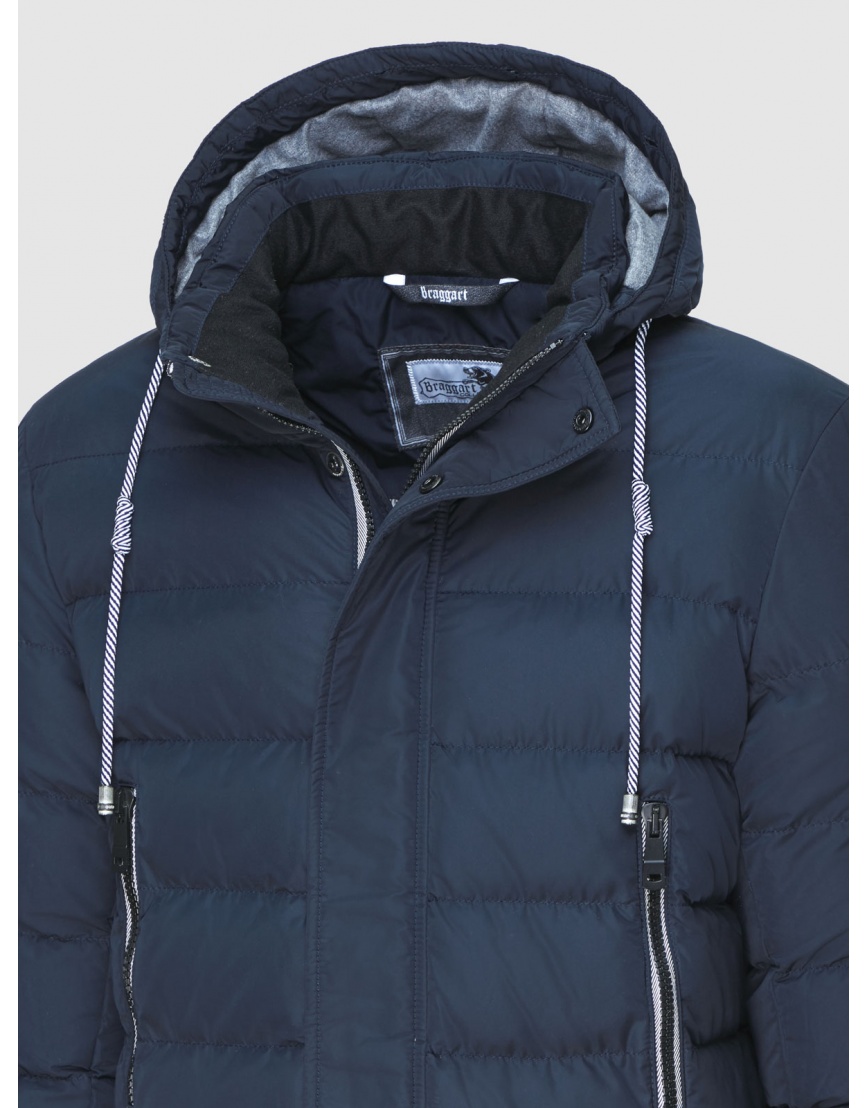 52 (XL) – последний размер – стильная куртка Braggart синяя для зимы мужская 200397 фото 3