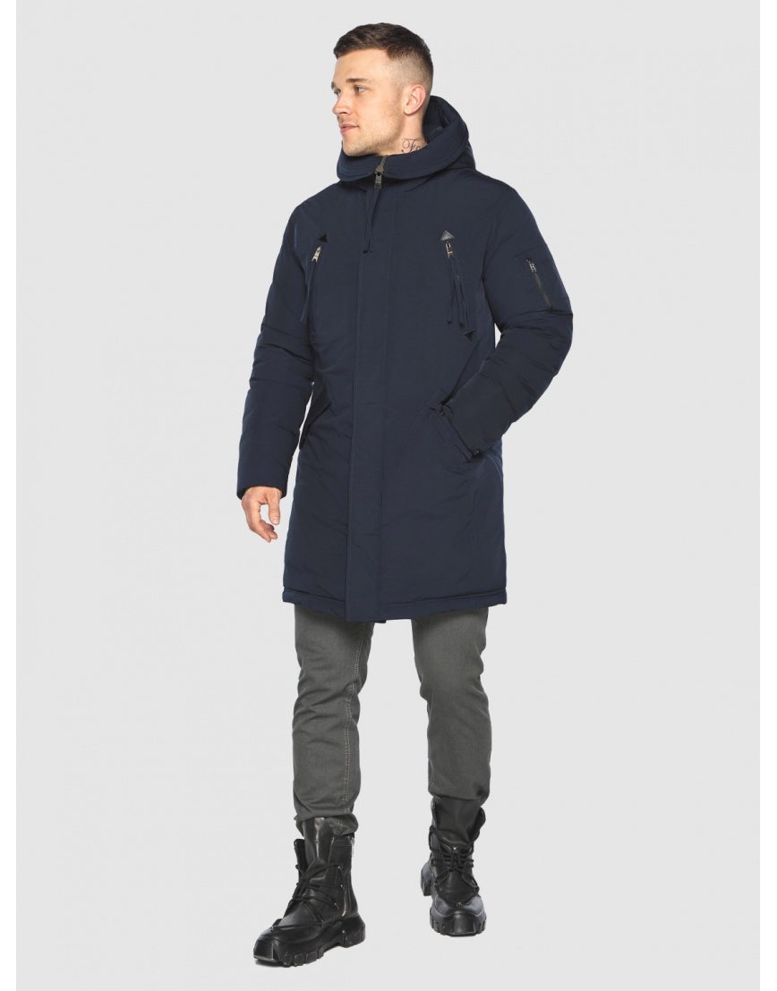 Куртка Braggart мужская тёмно-синяя зимняя модель 30675