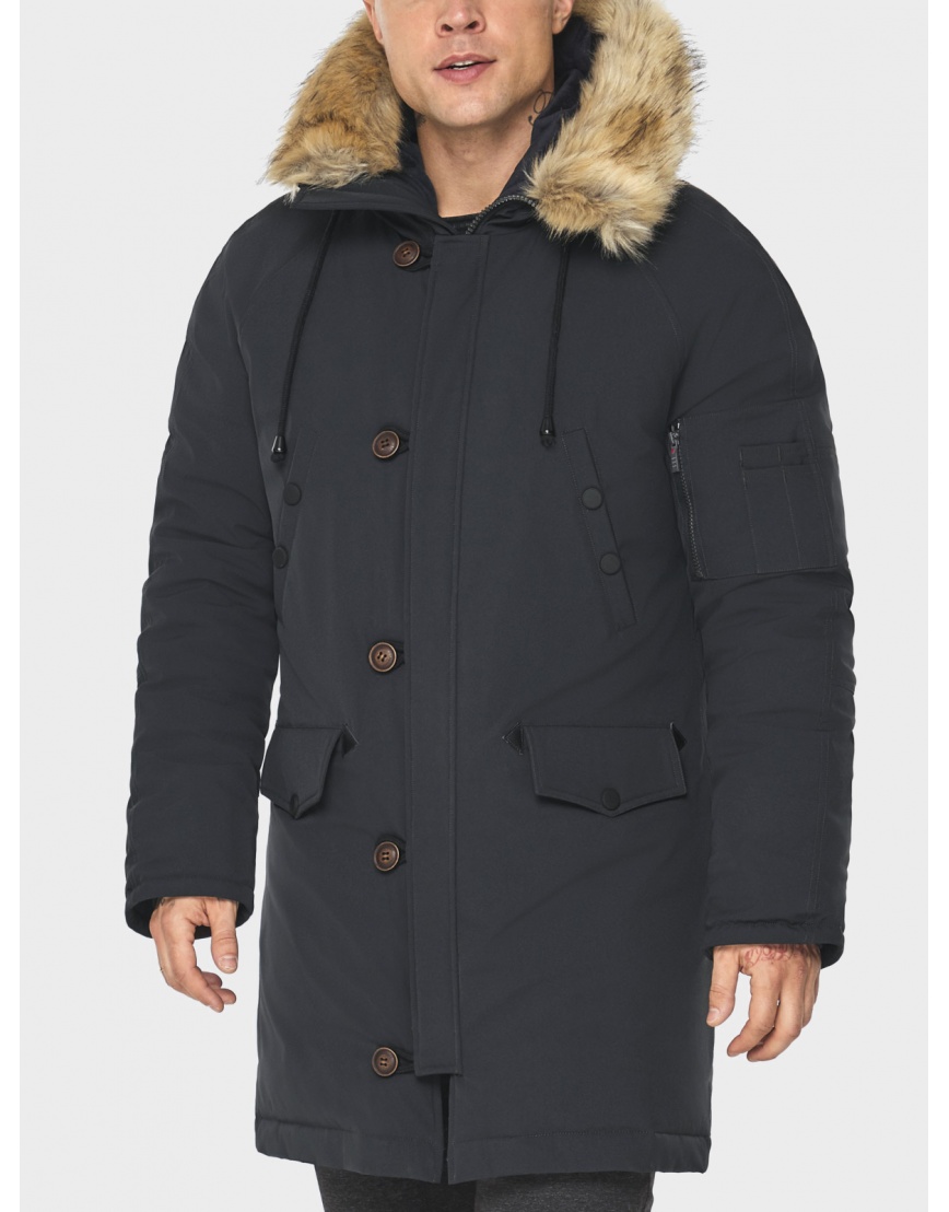 Куртка Braggart тёплая мужская графитовая модель 41255 фото 6