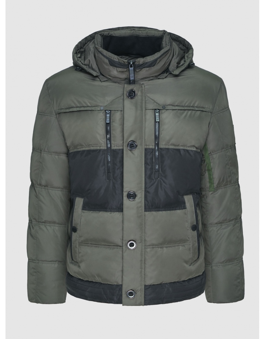 50 (L) – последний размер – зимняя куртка Wild Club мужская тёмно-зелёная 12Y14 фото 1