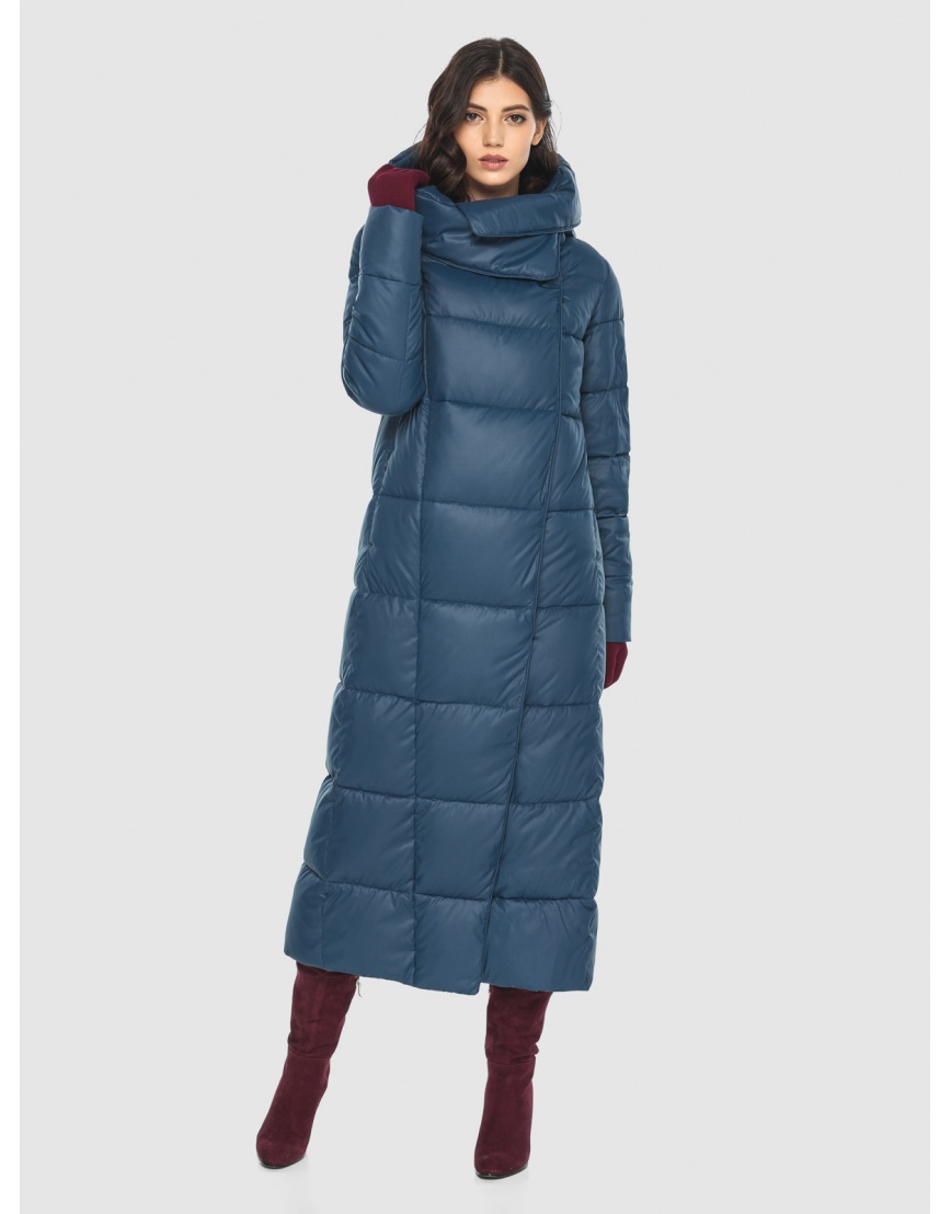 Женская практичная зимняя синяя 2 куртка подростковая M6321