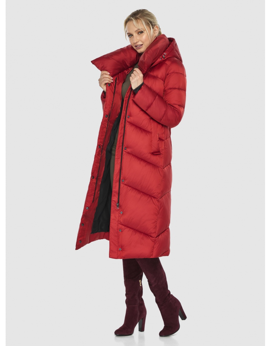 Красная курточка зимняя подростковая 60035 фото 2