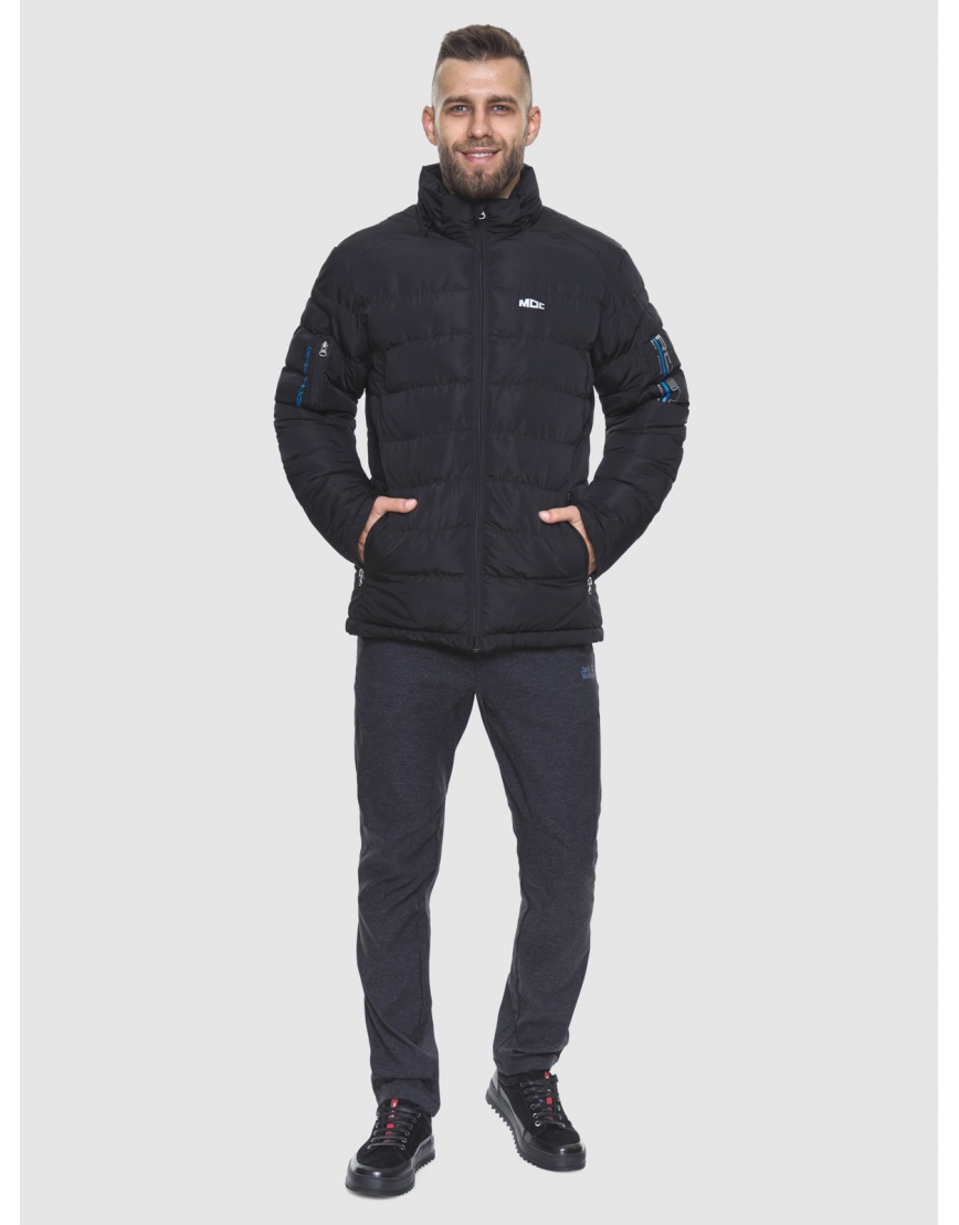 50 (L) – последний размер – чёрная короткая куртка Moc мужская зимняя 200221