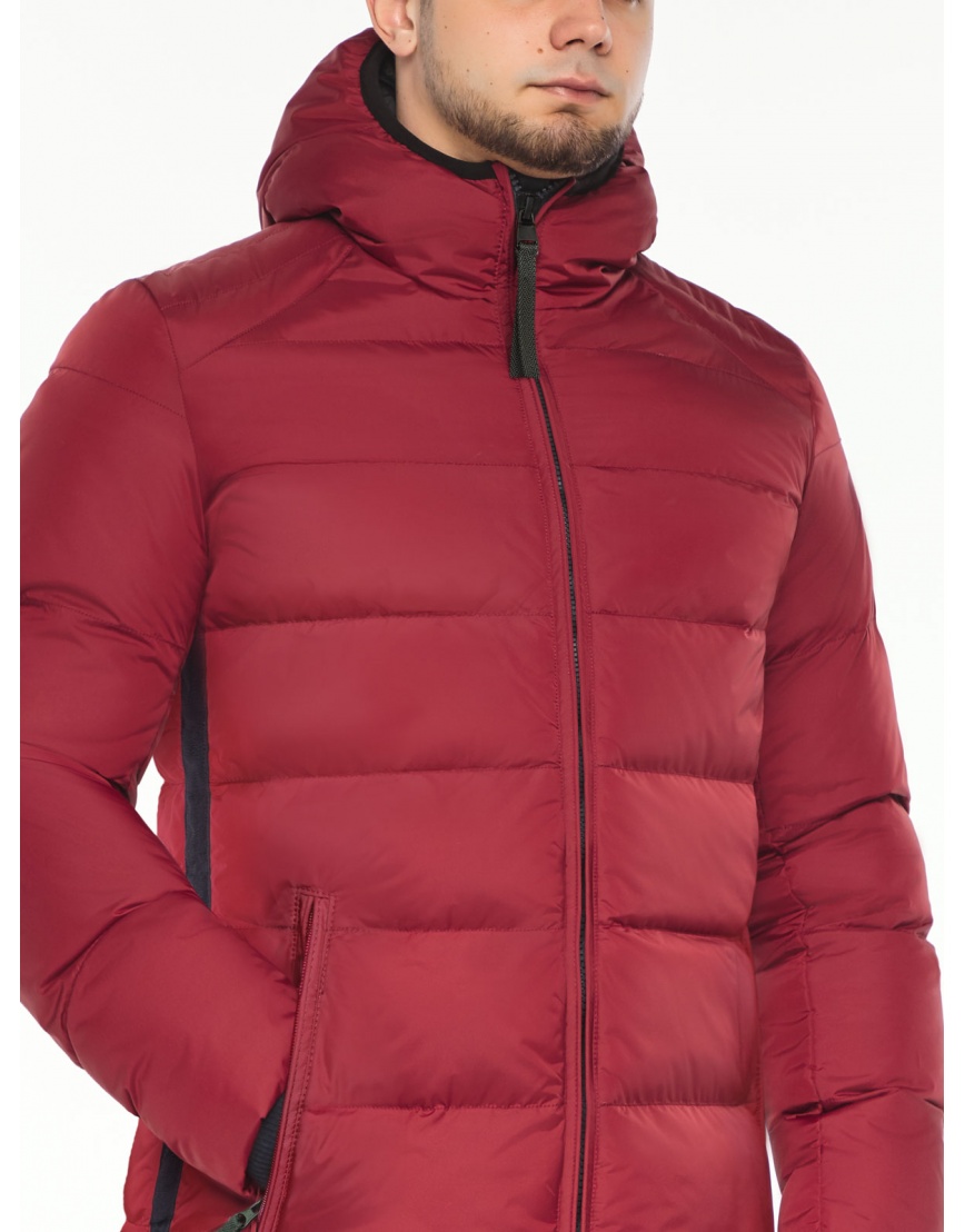 Утеплённая бордовая куртка Braggart зимняя для мужчин модель 37055 фото 5
