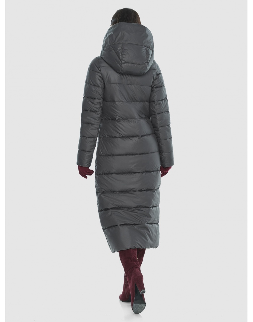 Зимняя модная подростковая курточка серая 2 M6471